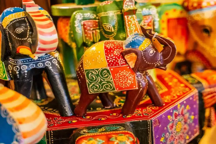 Artisan crafting handmade pottery and traditional decor items